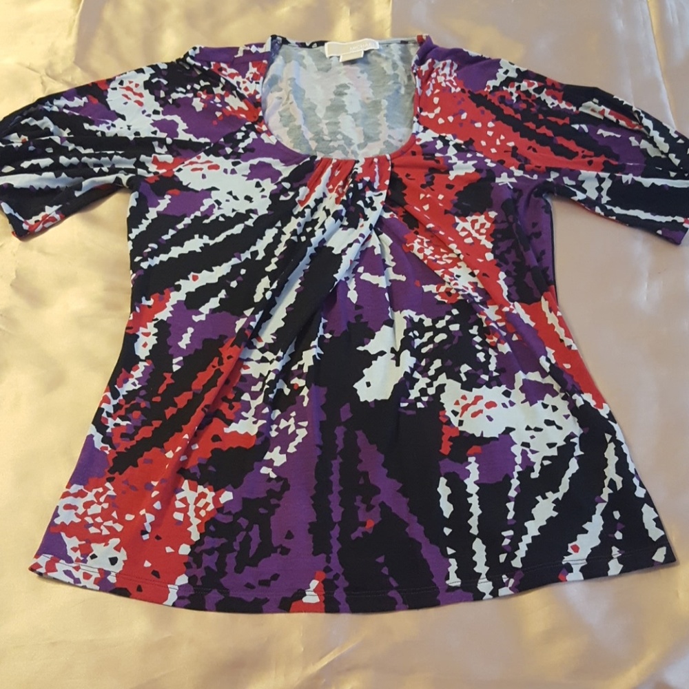 Michael Kors colorful blouse size M.